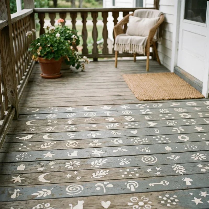 Porch Stencil Ideas