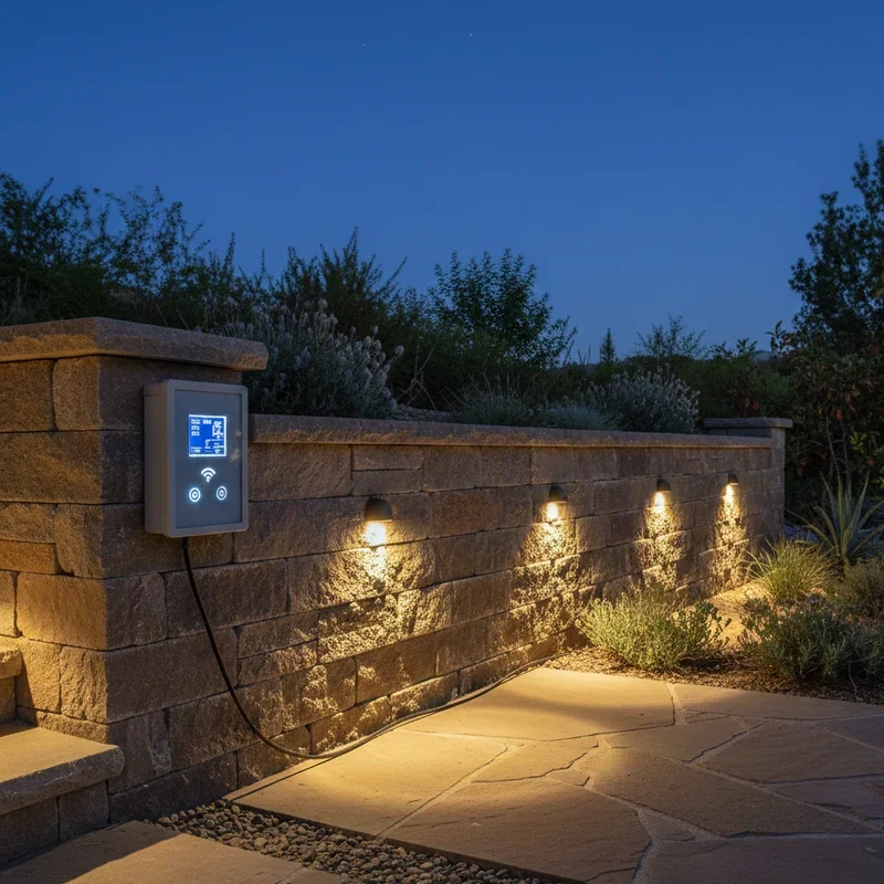 Retaining Wall Lighting Ideas