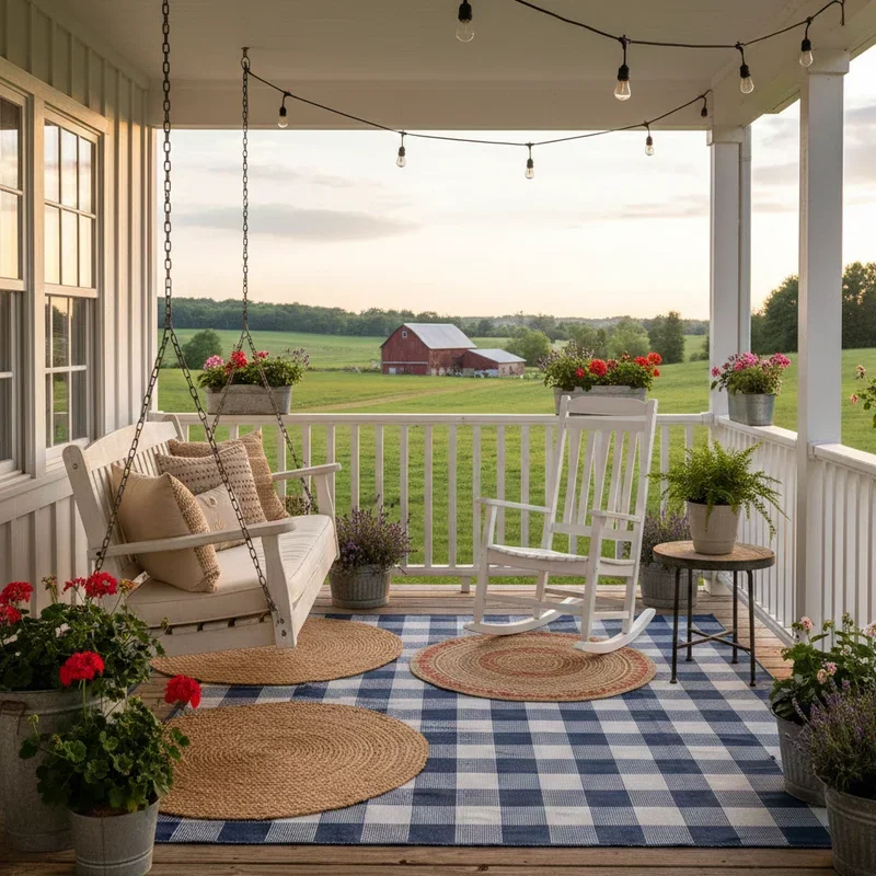 Farmhouse Front Porch Ideas