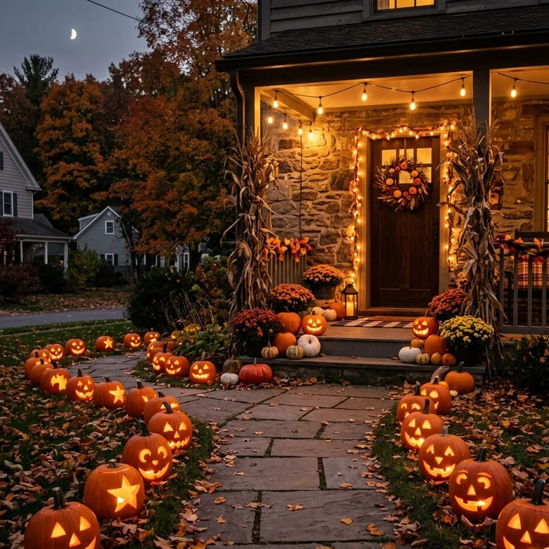 DIY Halloween Front Porch Ideas