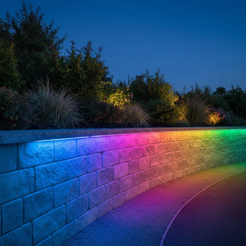 Retaining Wall Lighting Ideas