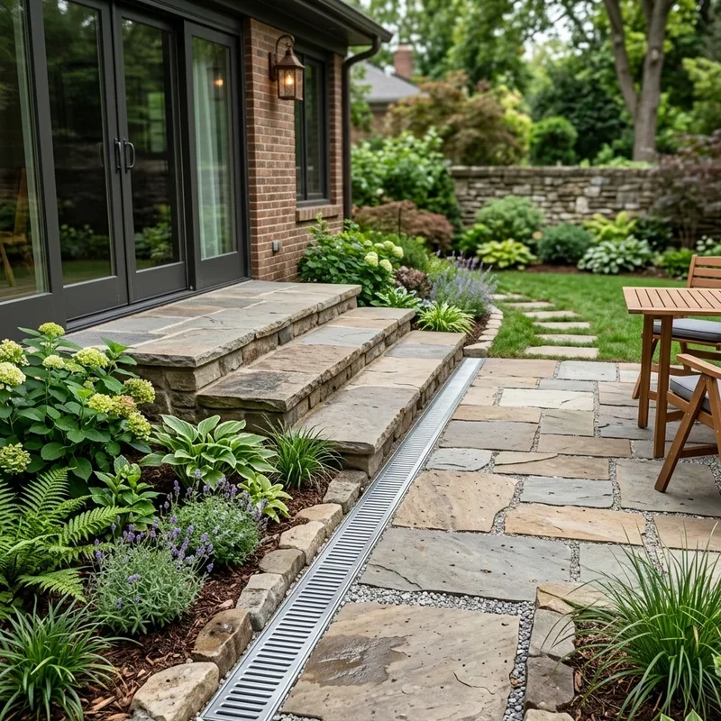 Step Down Patio Ideas