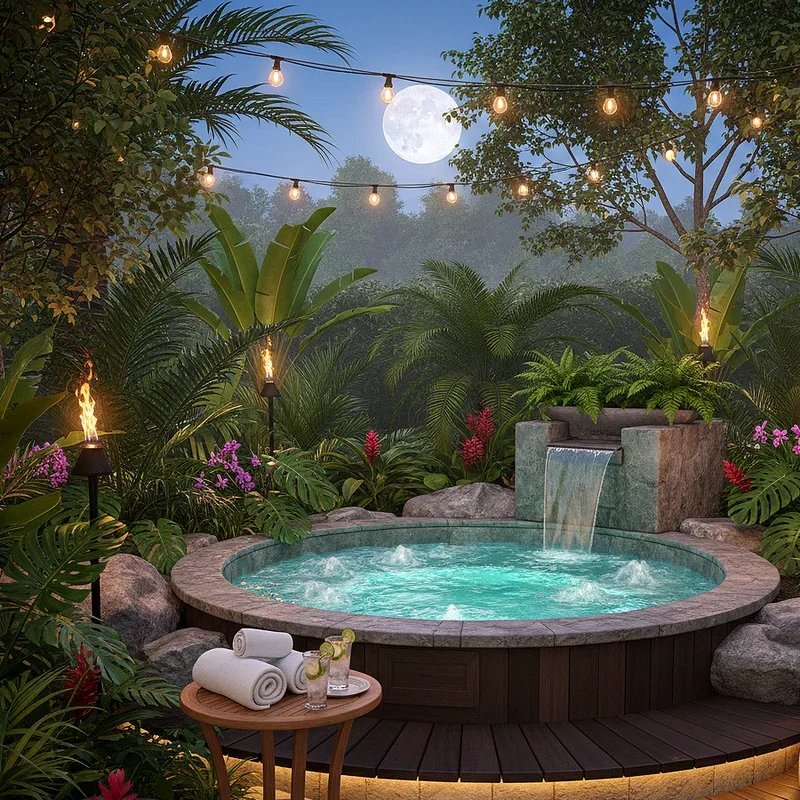 Backyard Hot Tub Ideas