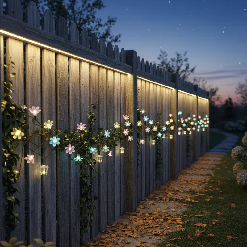 Fence Lighting Ideas