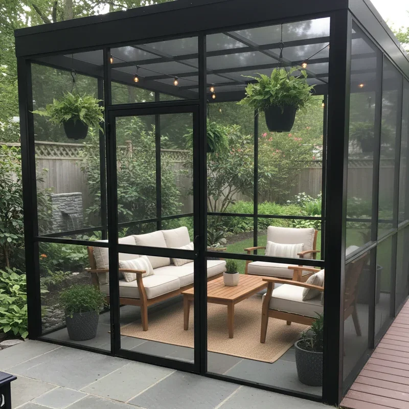 Backyard Enclosed Patio Ideas