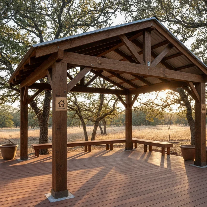 Freestanding Deck Roof Ideas