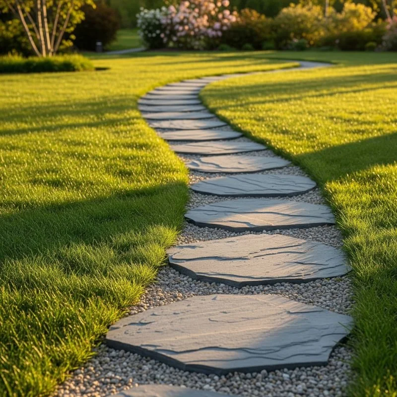 15 Inexpensive Stepping Stone Walkway Ideas to Try