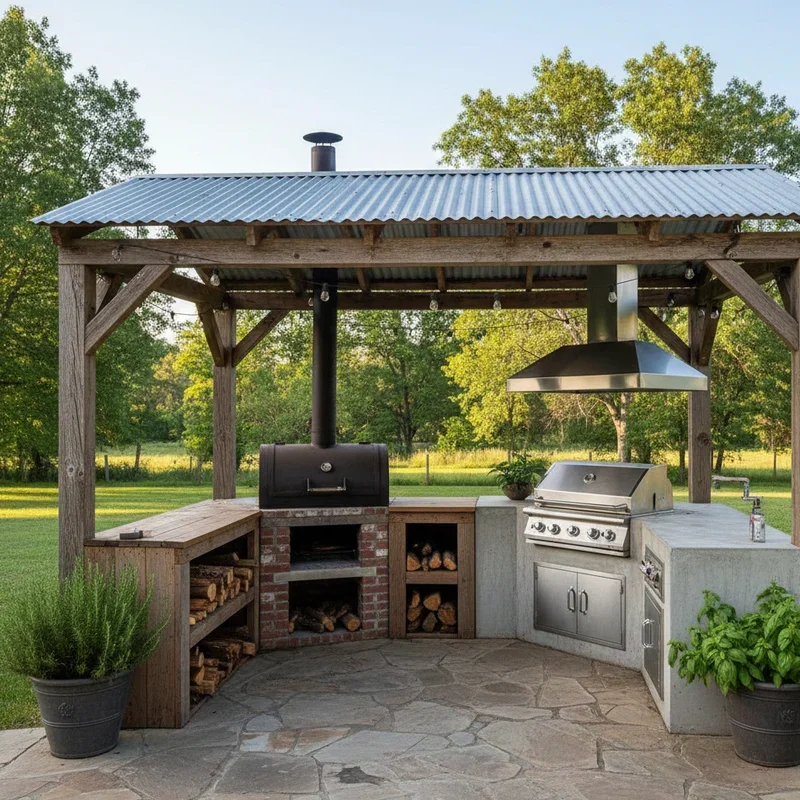 Backyard BBQ Shed Ideas
