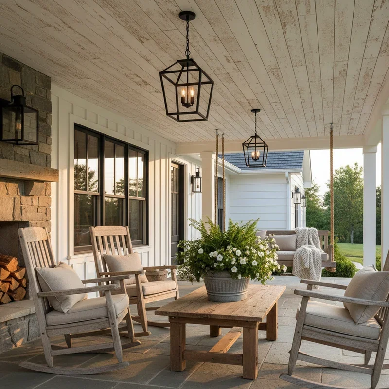 Farmhouse Front Porch Ideas