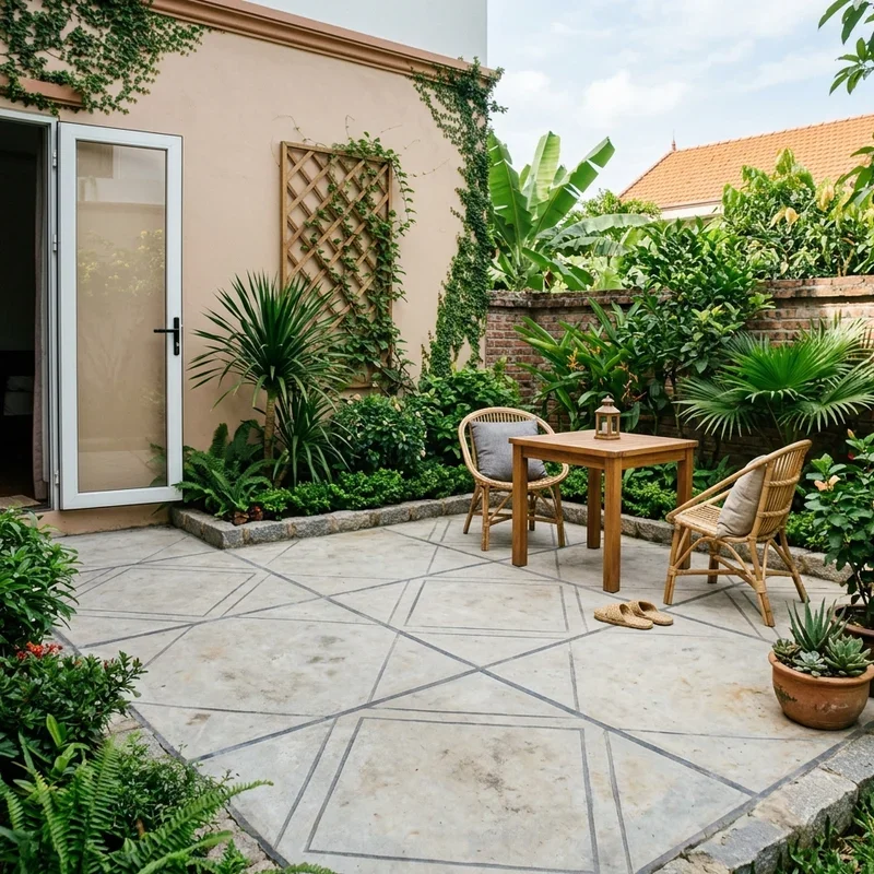 Concrete Back Patio Ideas