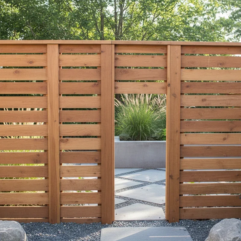 Slatted Fence Ideas