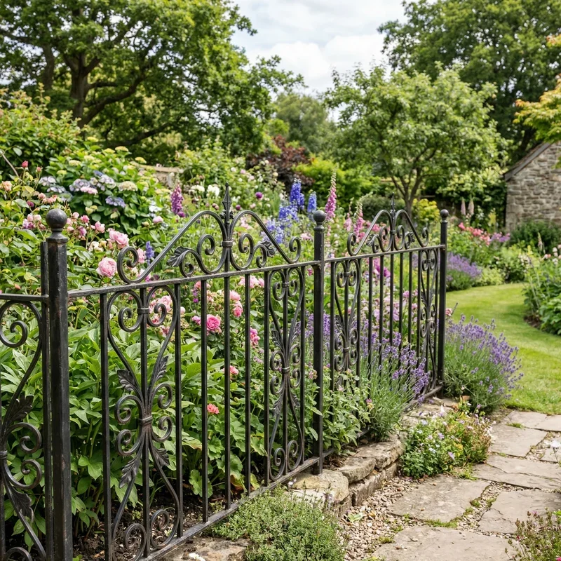 15 Metal Garden Fence Ideas Every Homeowner Should Try