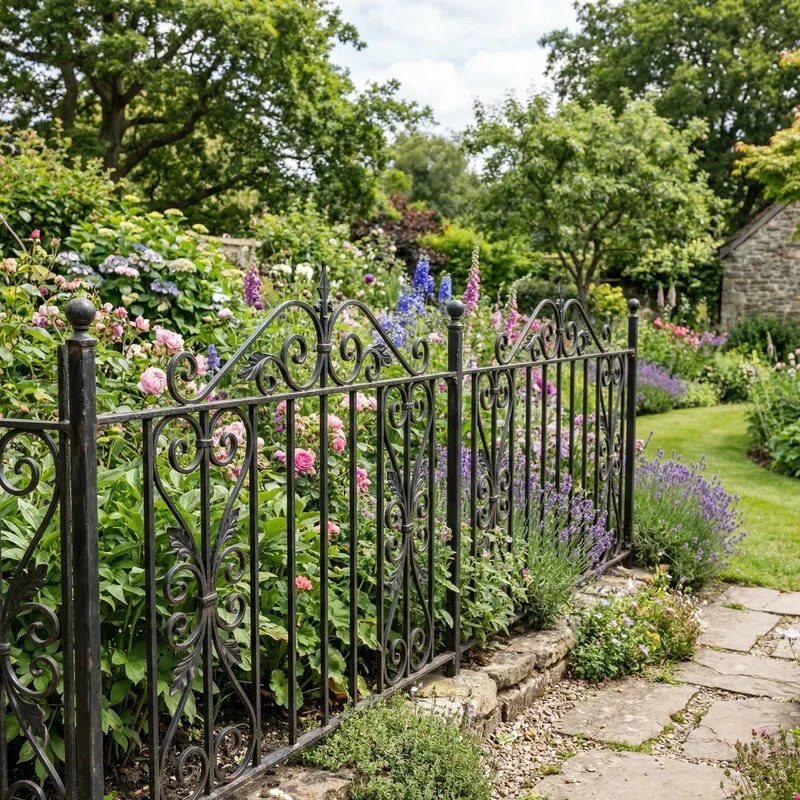 Metal Garden Fence Ideas