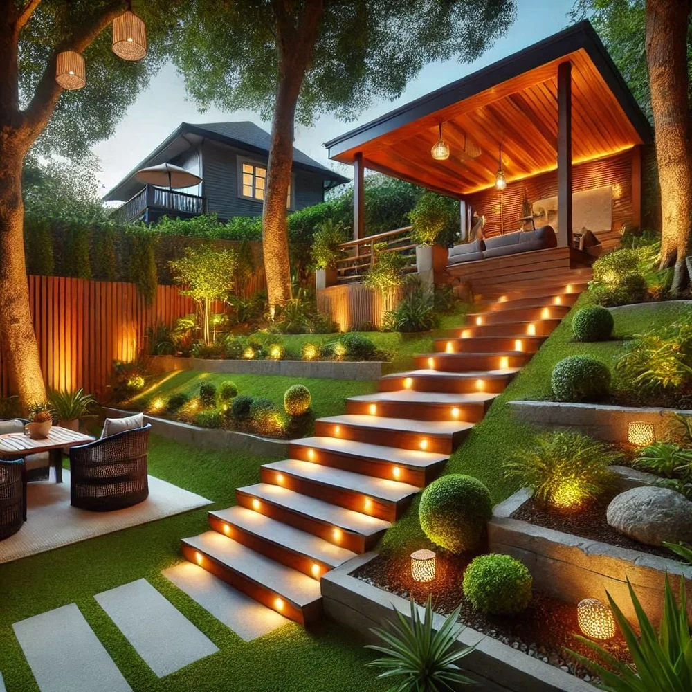 15 Sloped Backyard Ideas on a Budget to Transform Your Outdoor Space