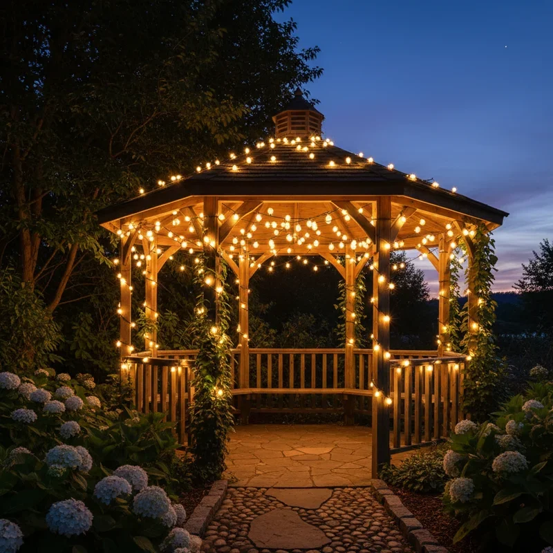 Gazebo Lighting Ideas