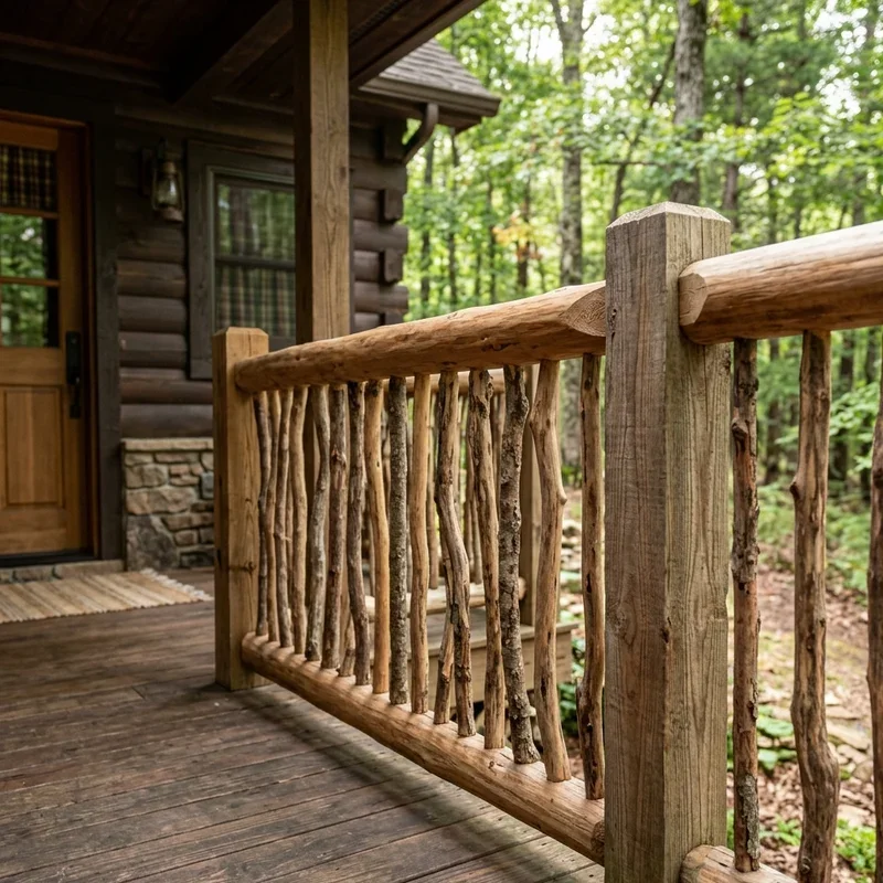 Rustic Porch Railing Ideas