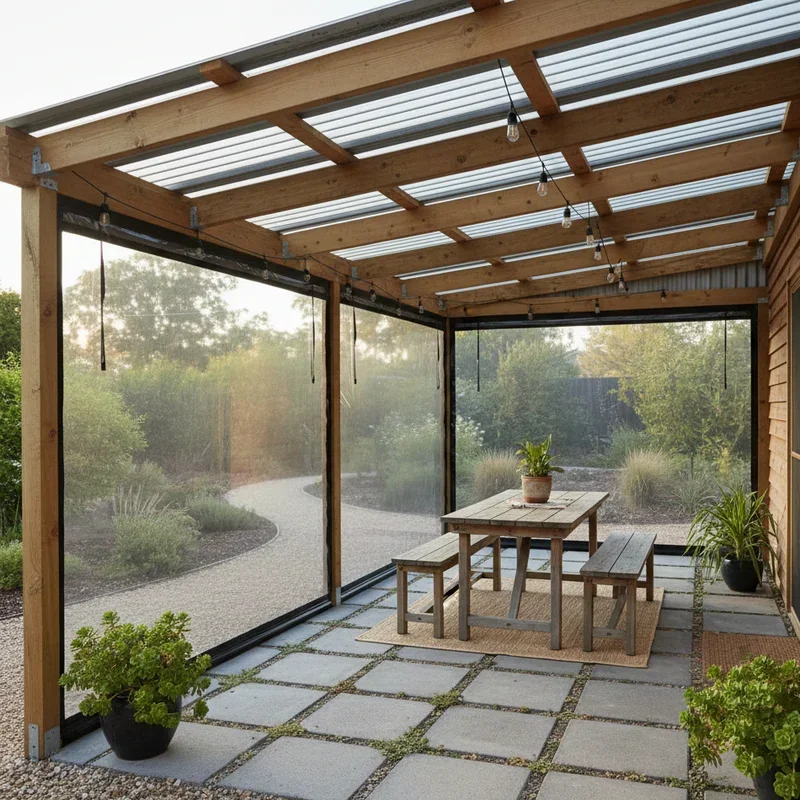 Backyard Enclosed Patio Ideas