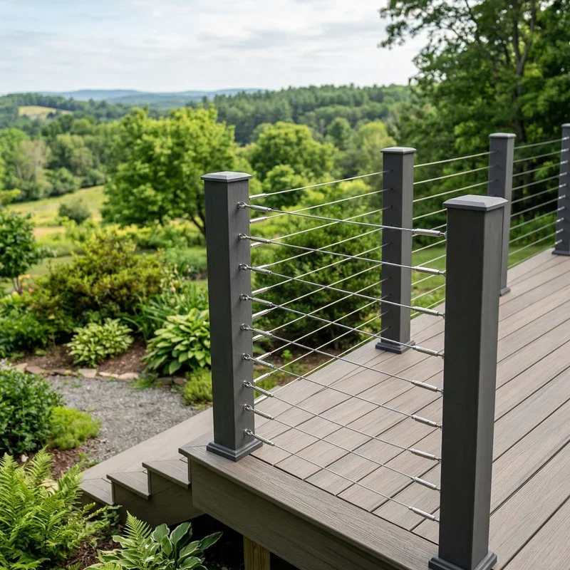 Deck Wire Railing Ideas