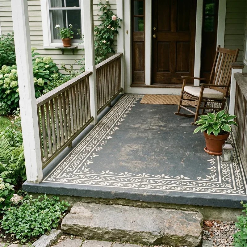 Porch Stencil Ideas