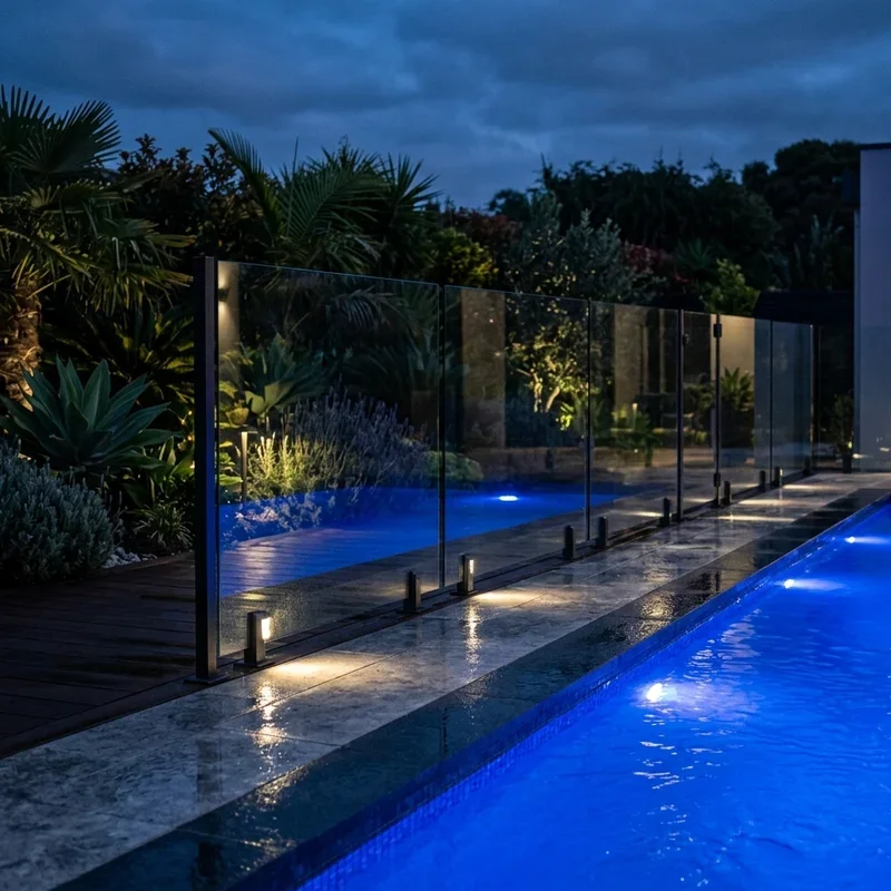 Pool Fence Lighting Ideas