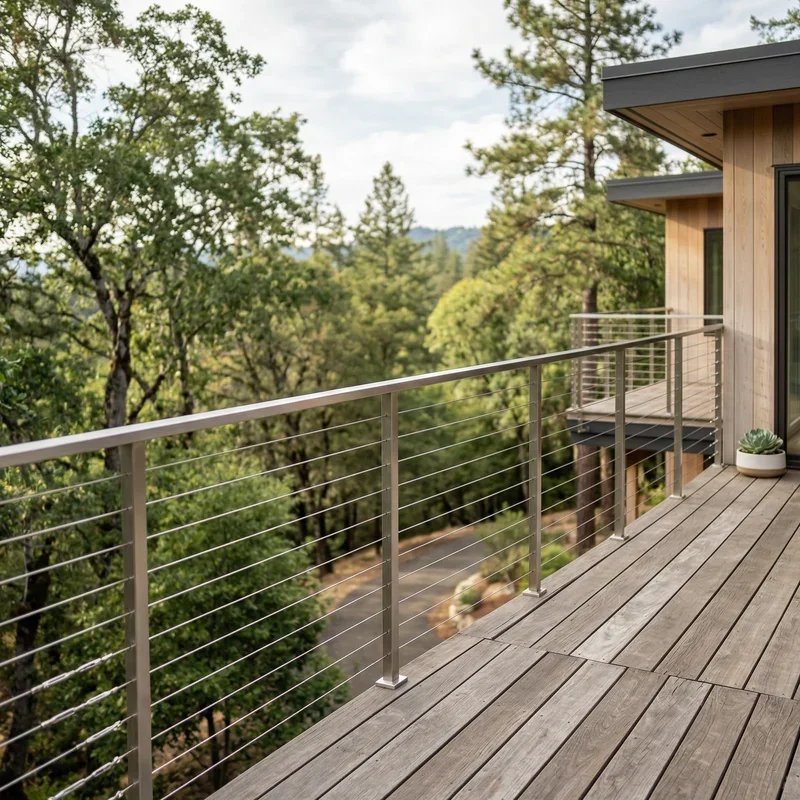 Deck Wire Railing Ideas