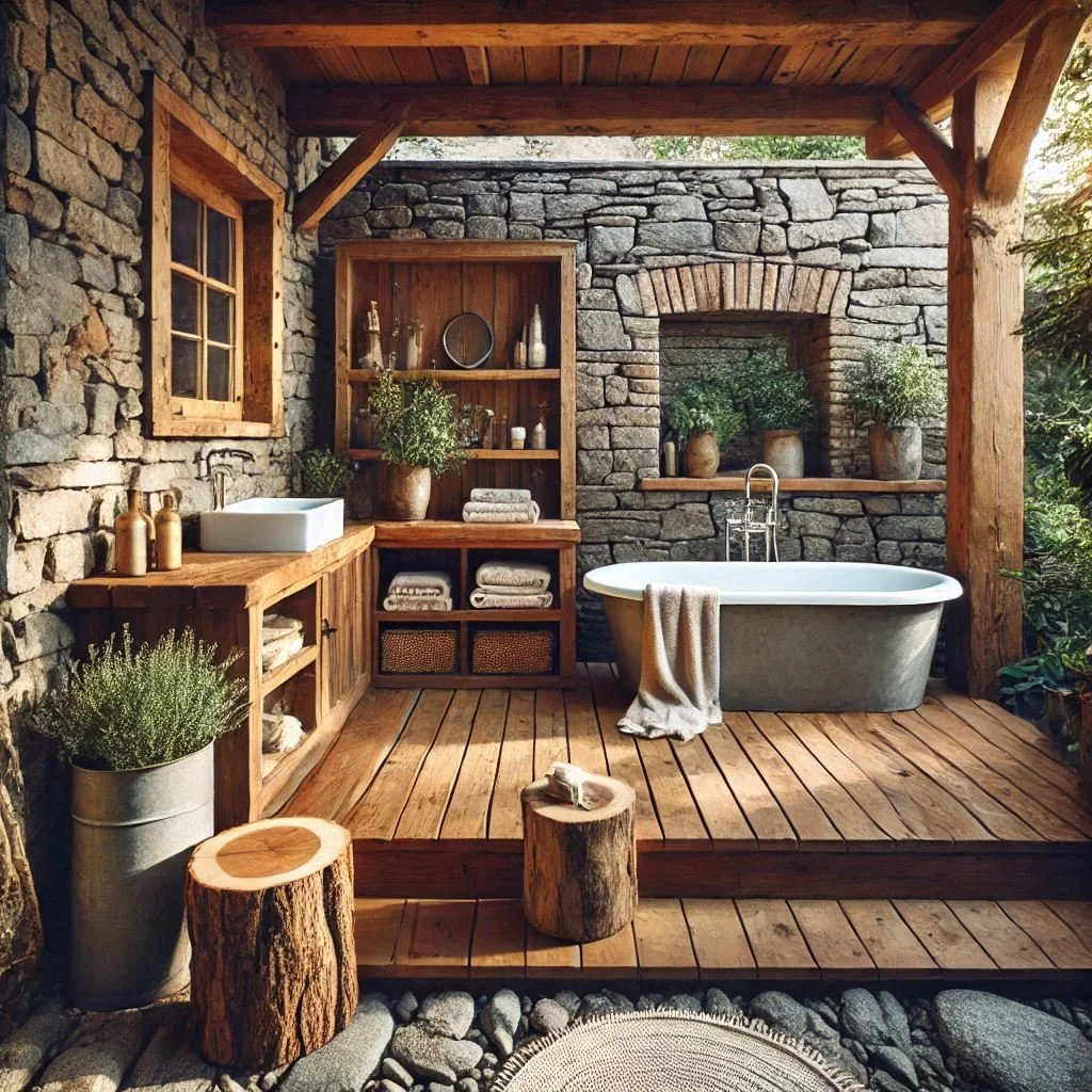 15 Outdoor Bathroom Ideas for Luxe Outdoor Living