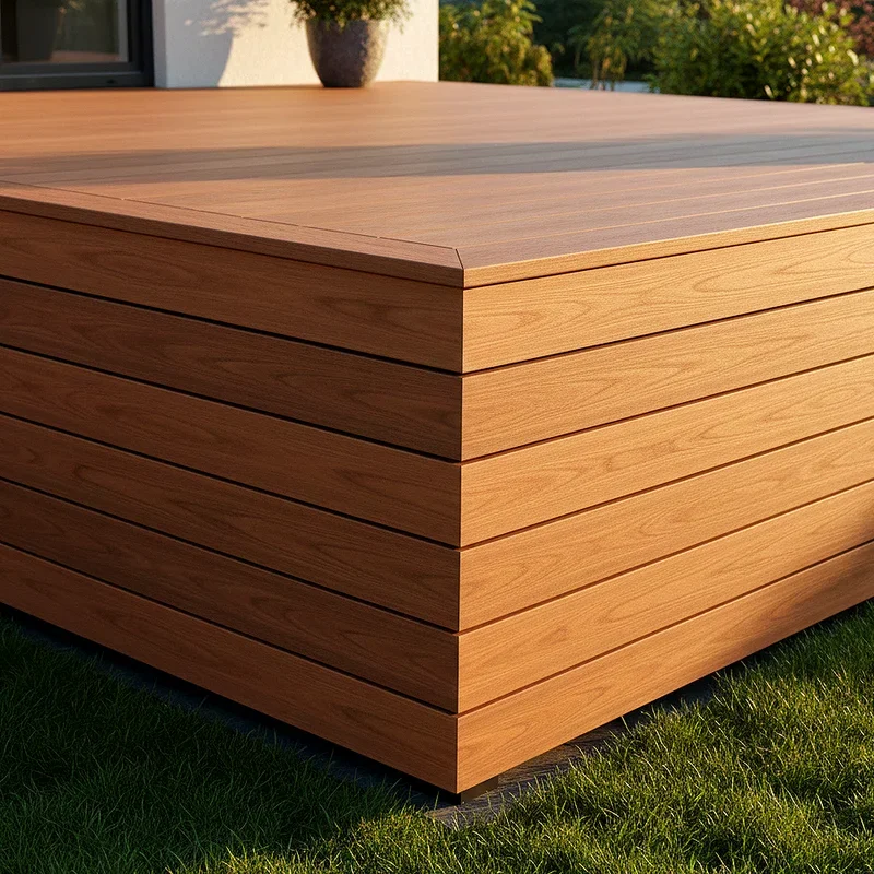 Horizontal Deck Skirting Ideas