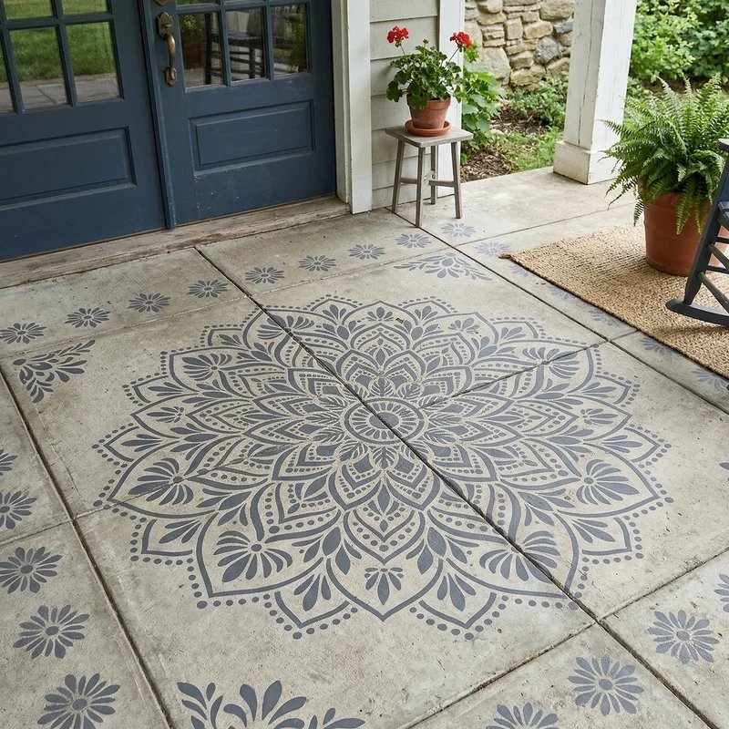 Porch Stencil Ideas