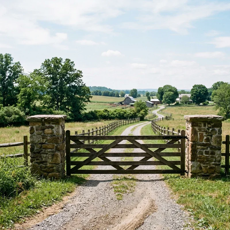 Farm Driveway Ideas