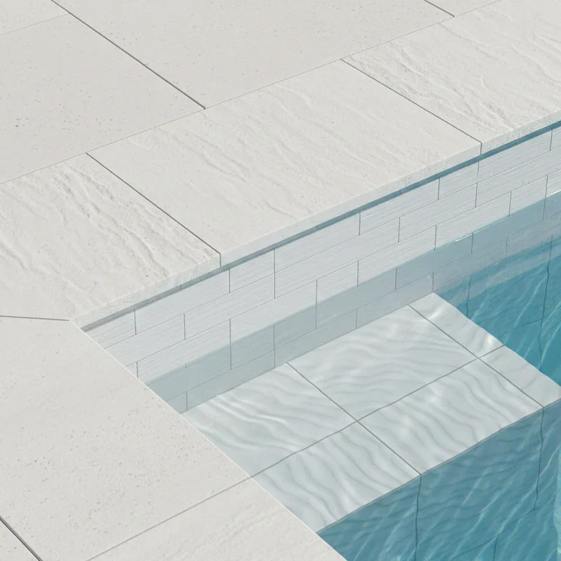 White Pool Tile Ideas