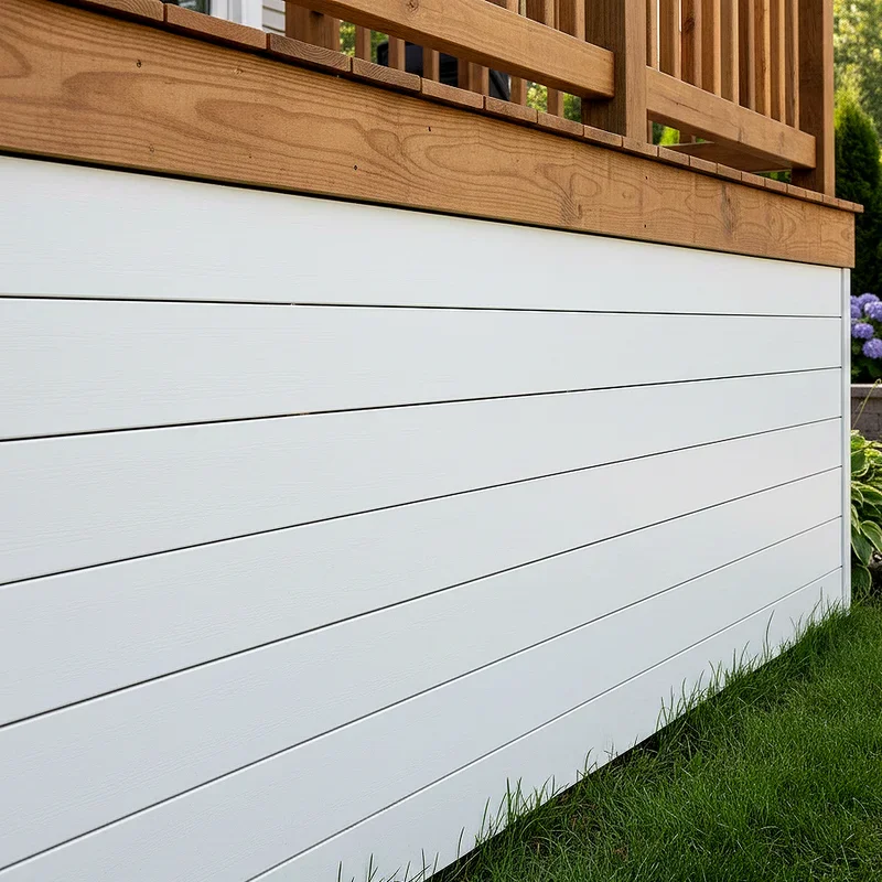 Horizontal Deck Skirting Ideas