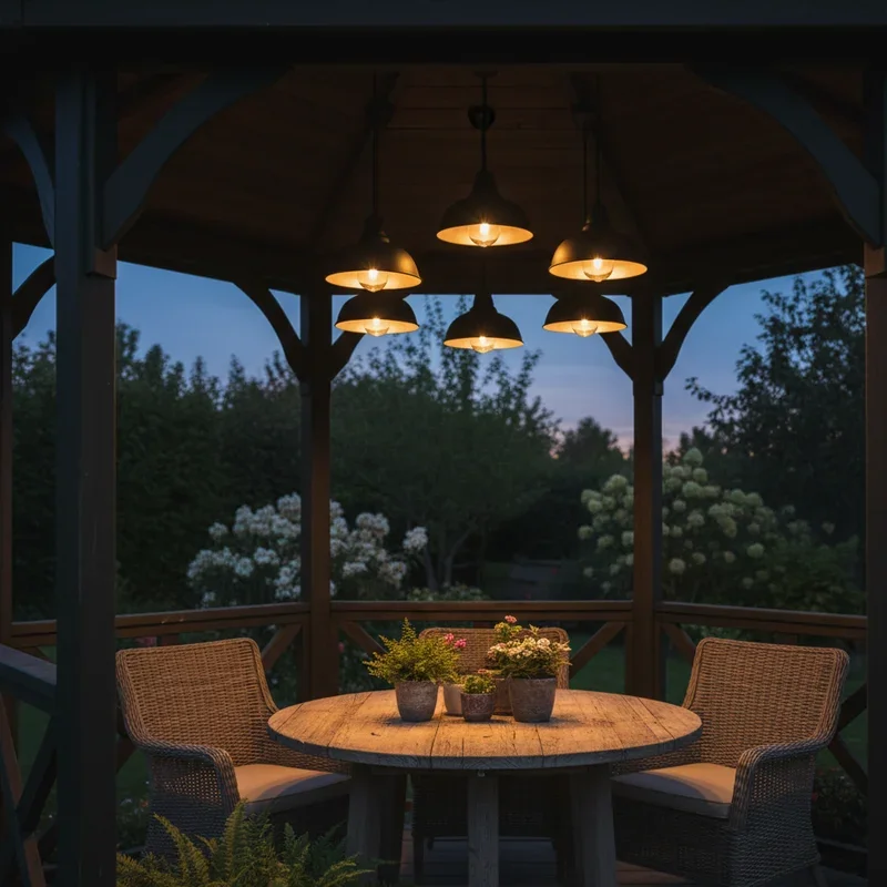 Gazebo Lighting Ideas