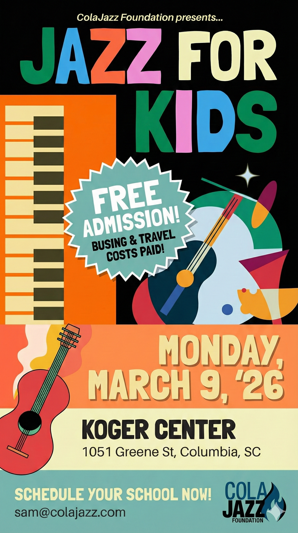 Jazz for Kids by ColaJazz at the Koger Center