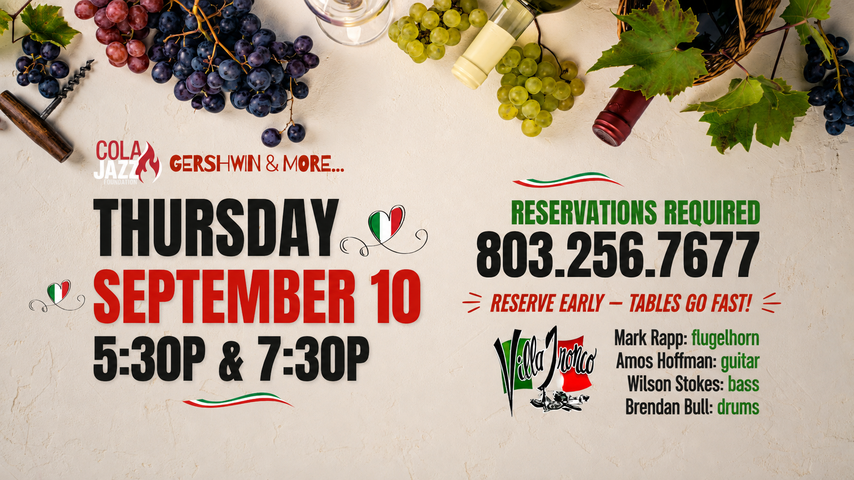 2nd Thursday Jazz DInner Series: Gershwin