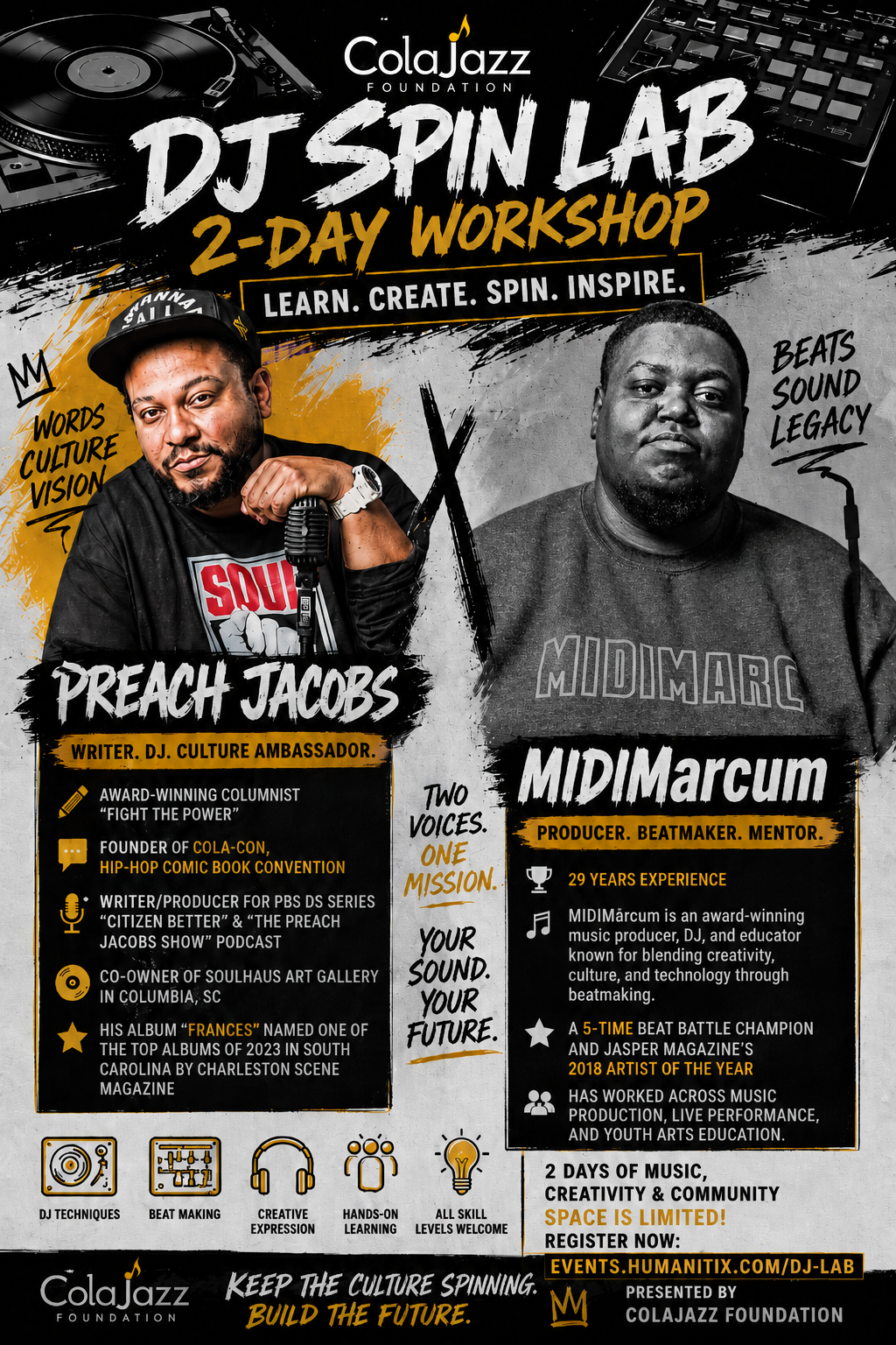 DJ Dpin Lab Teacher Promo Poster