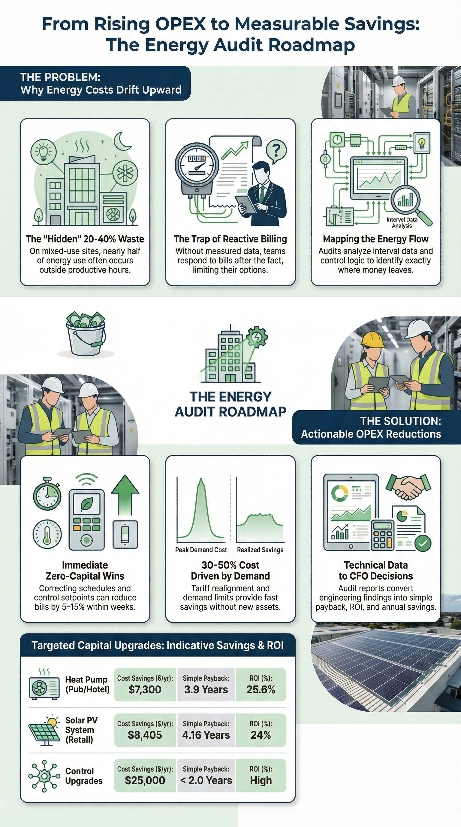 How Energy Audits Reduce Operating Infographic
