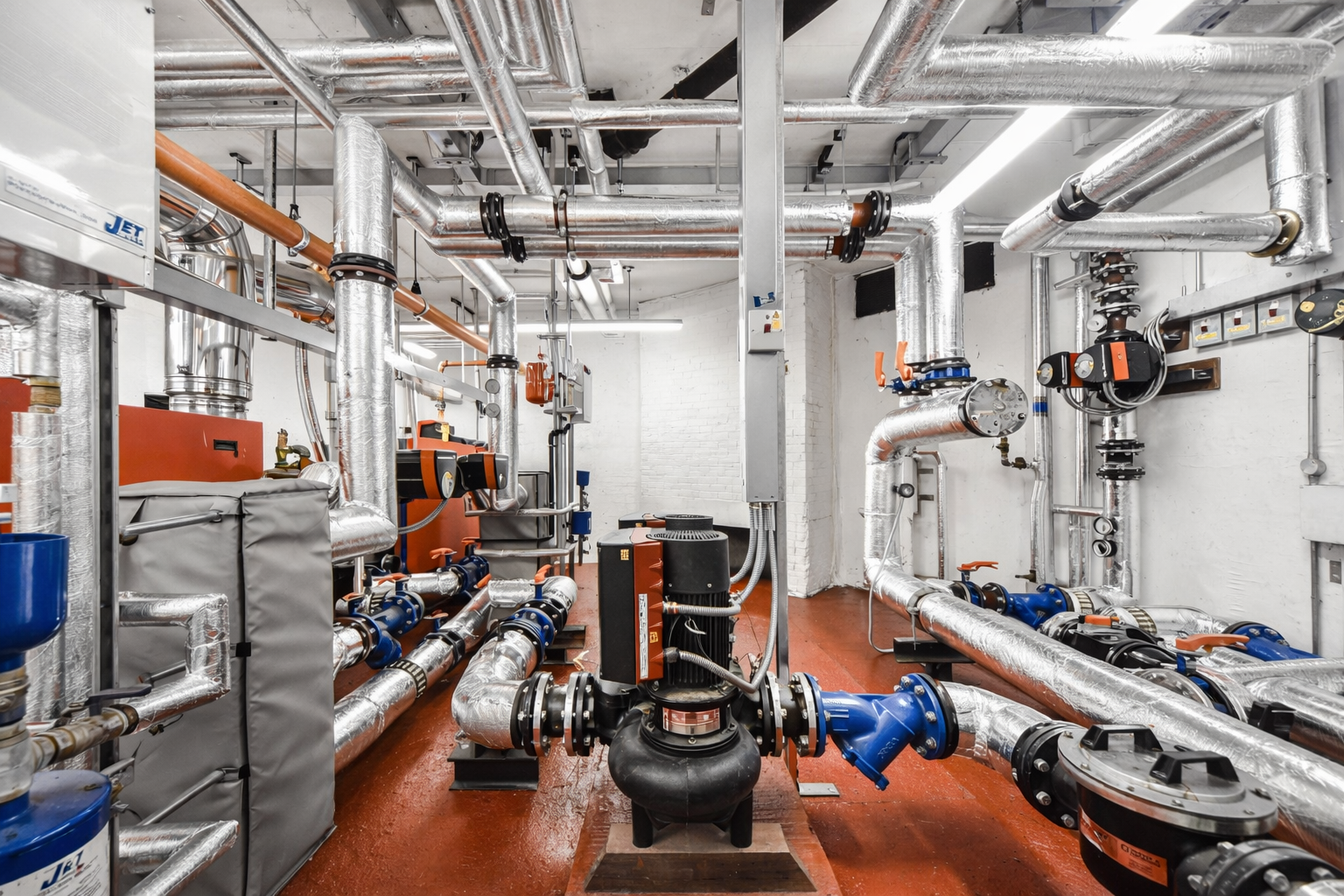 Typical Boiler Room Inspected During Energy Audit