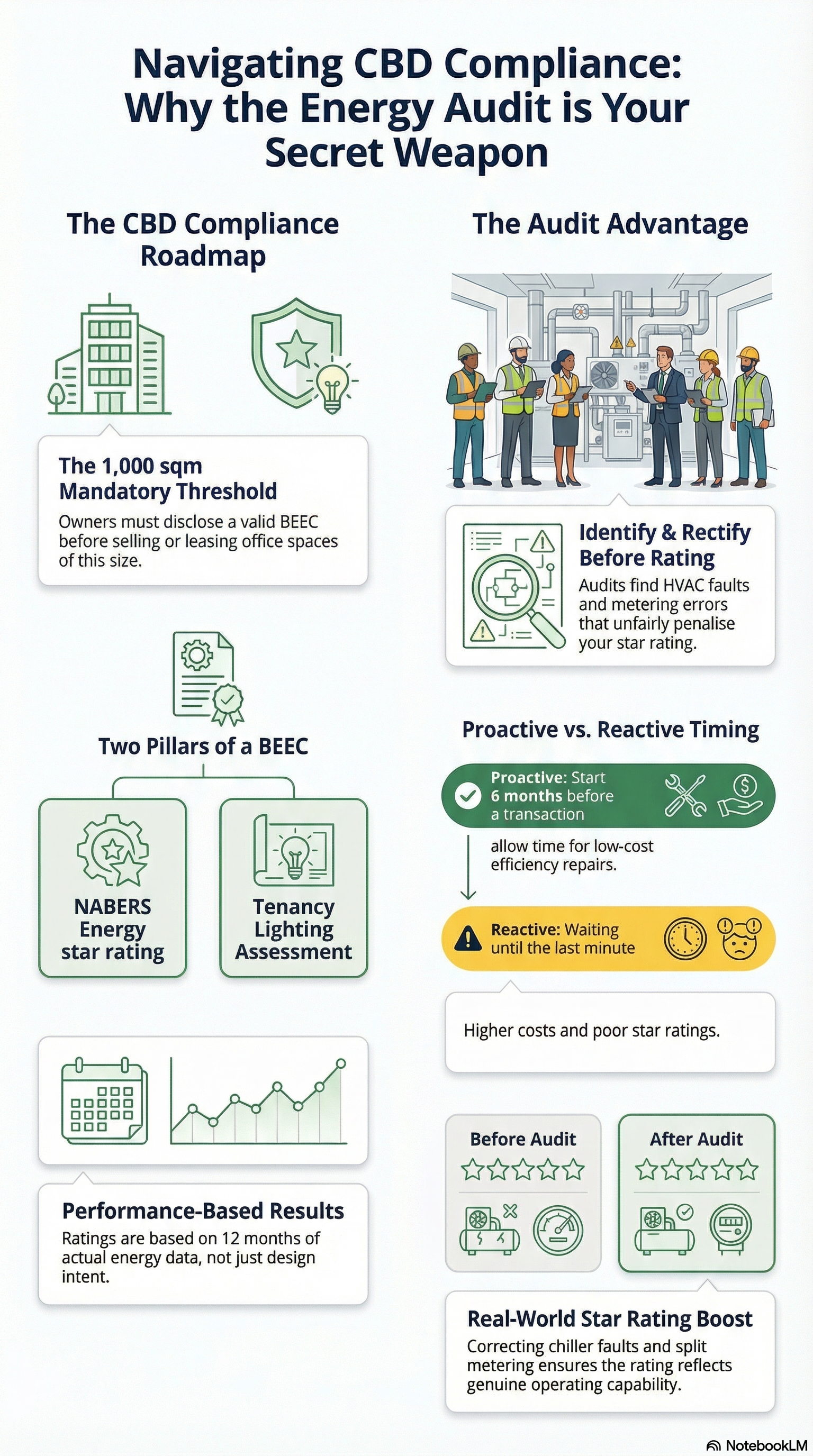 NABERS Ratings Explained for Commercial Buildings infographic