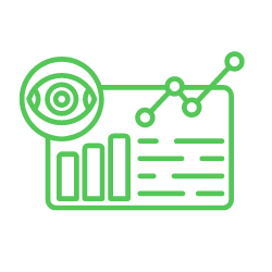 Energy audit results infographic showing targets and performance data
