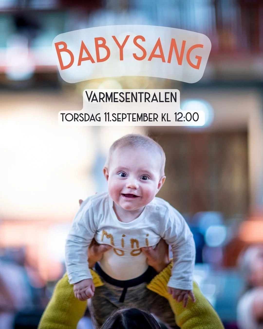 Fornebulandet Menighet med Ingeborg Aadland inviterer til babysang i Varmesentralen p&aring; torsdag kl. 12:00 ✨🌸