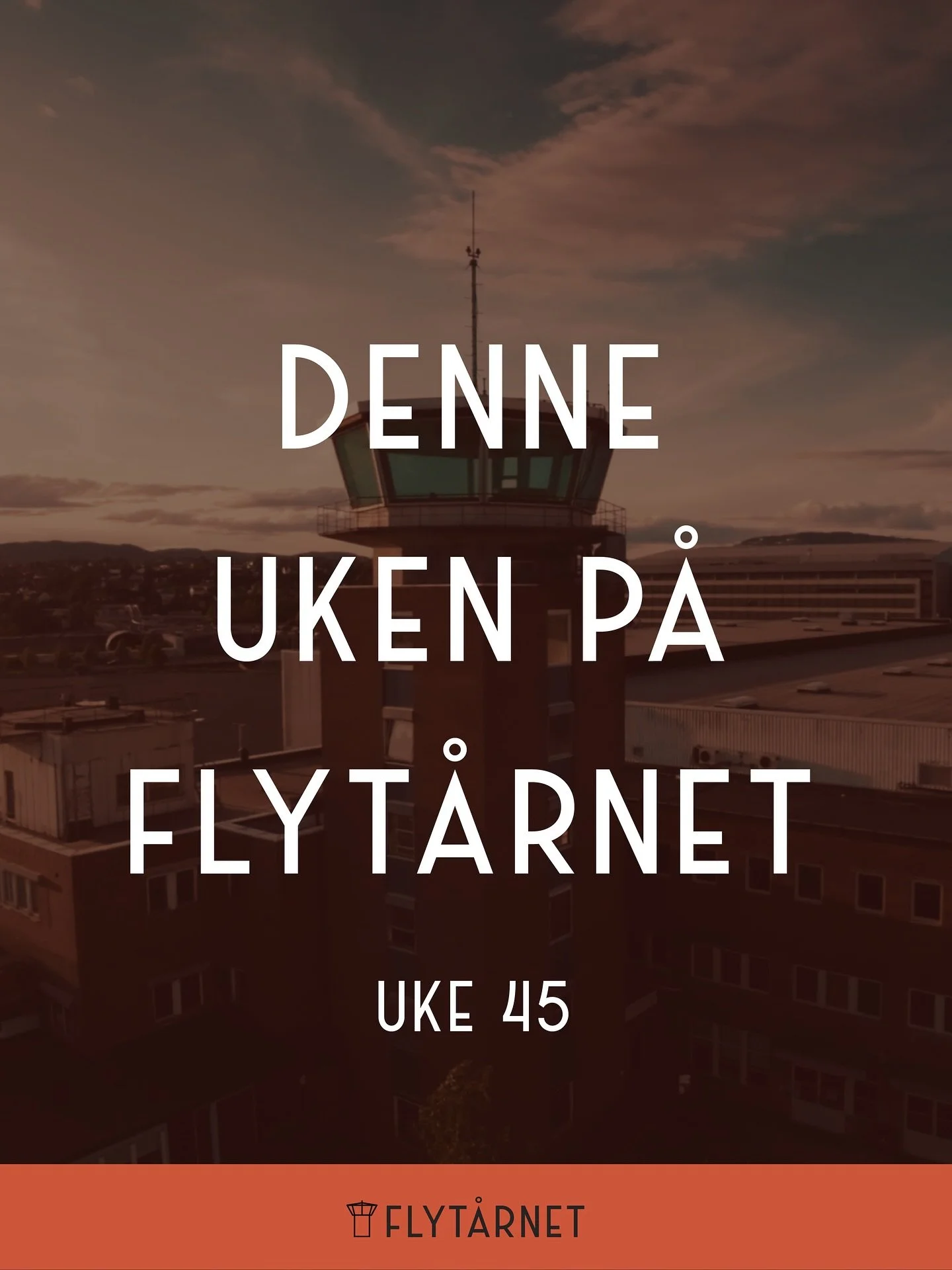 ✨ DENNE UKEN P&Aring; FLYT&Aring;RNET &ndash; UKE 45 ✨

Denne uken skjer det mye spennende p&aring; Flyt&aring;rnet, som du ikke vil g&aring; glipp av! Her kommer en oversikt &ndash; mer info om hvert event finner du p&aring; flytarnetfornebu.no

Ons