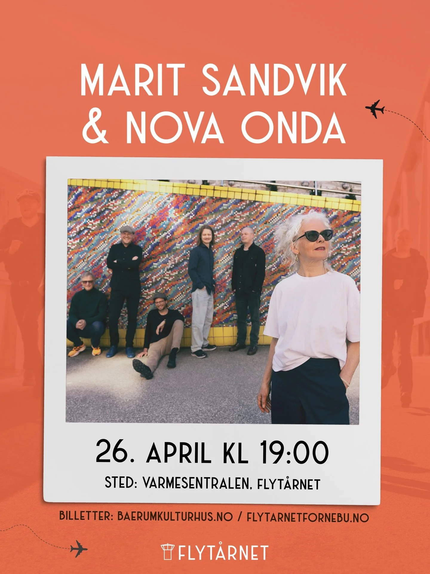 🌴🎶 Marit Sandvik &amp; Nova Onda p&aring; Flyt&aring;rnet 26. april &ndash; sikre deg billett allerede n&aring;! 🎟️

💽 Marit Sandvik, ofte omtalt som Nord-Norges ukronede jazzdronning, tar med seg sitt kritikerroste band Nova Onda p&aring; releas