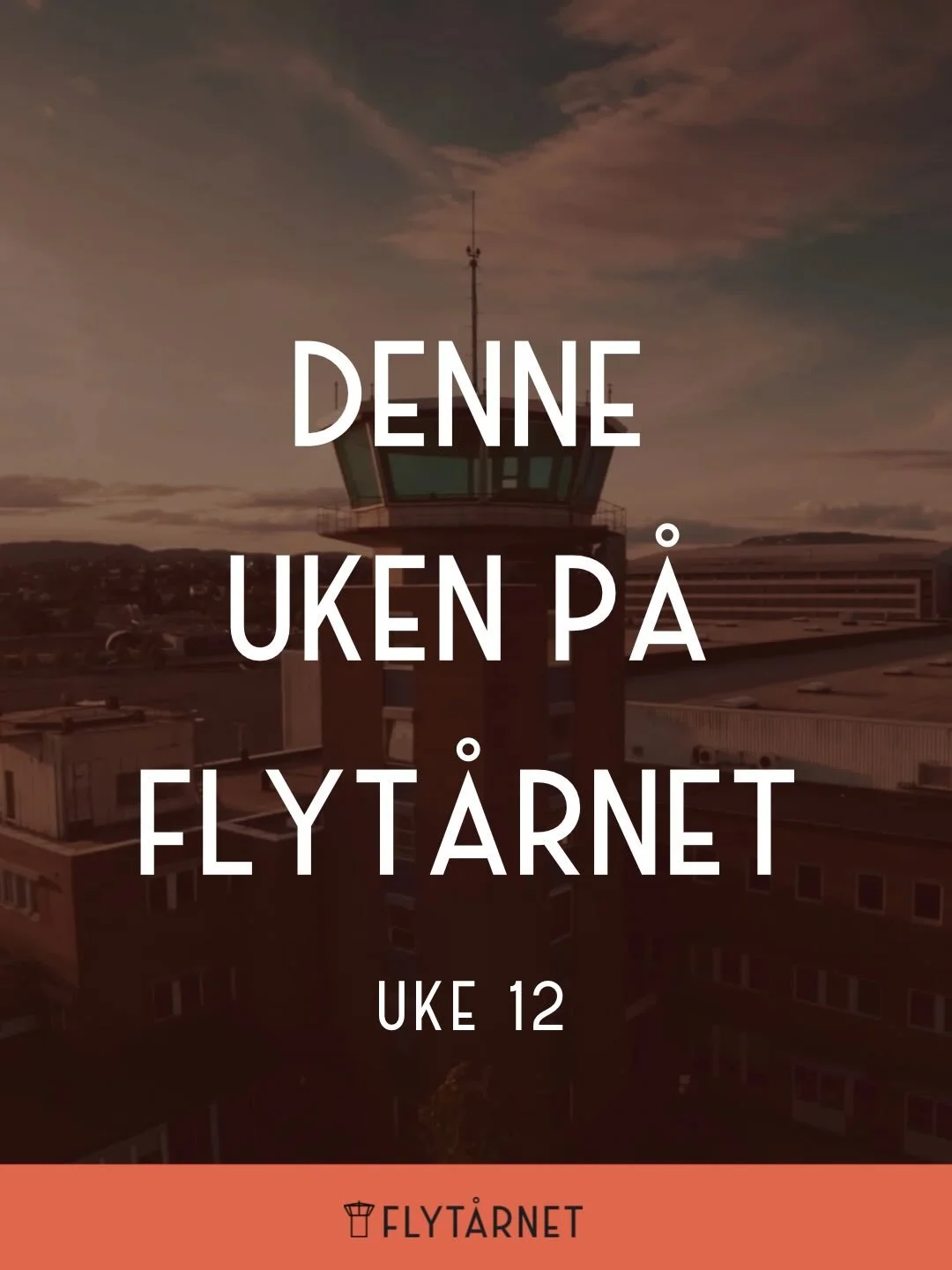 ✨ DENNE UKEN P&Aring; FLYT&Aring;RNET &ndash; UKE 12 ✨

Ny uke, og vi har en fullstappet uke hos oss p&aring; Flyt&aring;rnet! Her kommer en oversikt &ndash; mer info om hvert event finner du p&aring; flytarnetfornebu.no

TIRSDAG 17/3: KONSERT
SANDVI