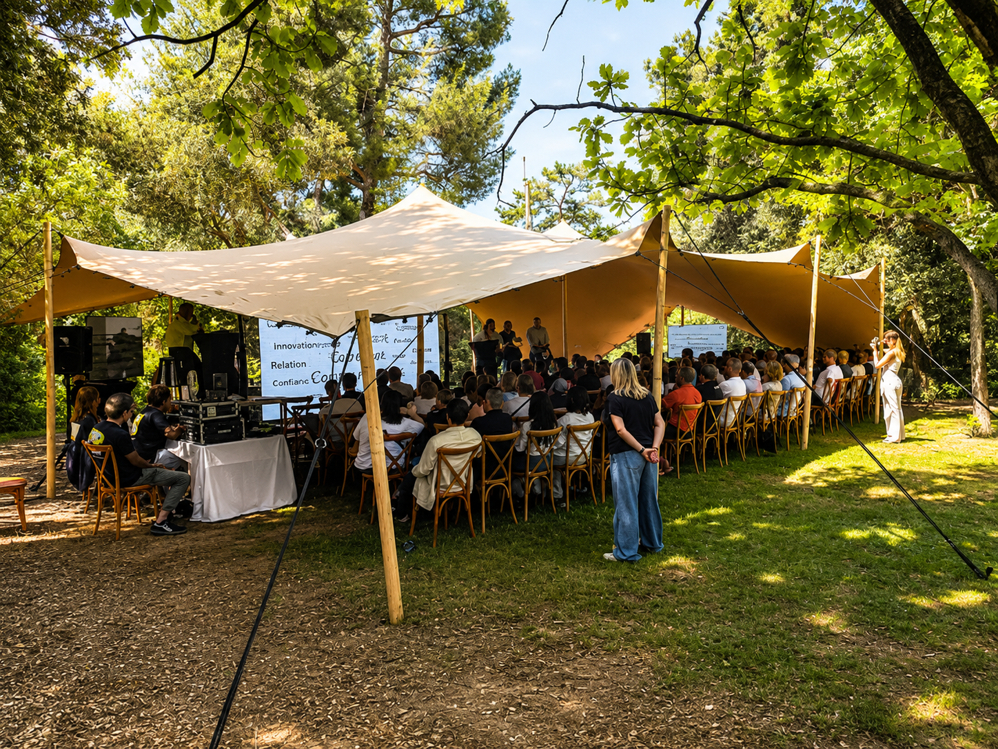 Séminaire d'entreprise sous tente nomade à Marseille