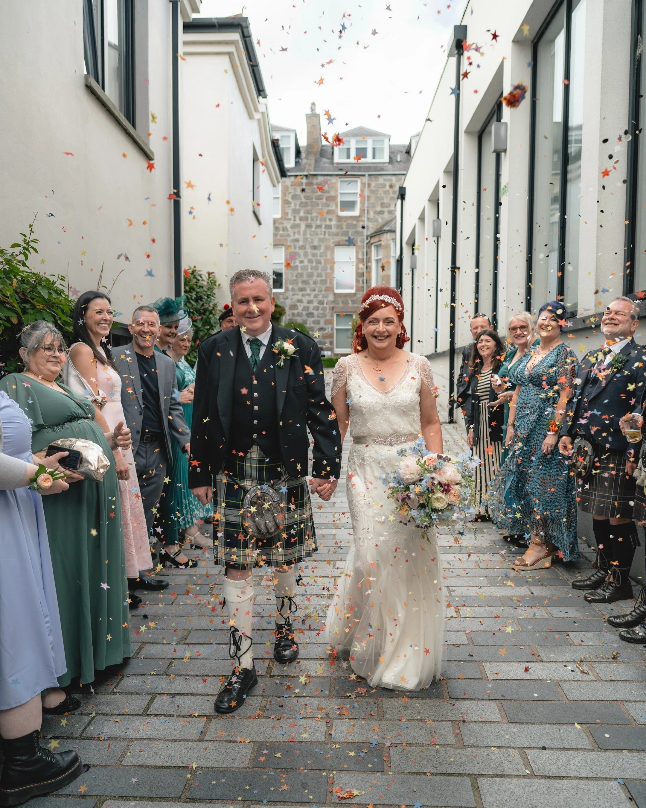 Mr &amp; Mrs Thom ✨ 18.07.26 
.
It was an absolute pleasure to photograph these two on their wonderful day. 
.
.
.
Supplier team 🫶🏻 
.
Photogrpaher - @markleithphoto 
Wedding dress - @perfectbridalrooms 
Kilt - @slatermenswear 
Ceremony - David Wel