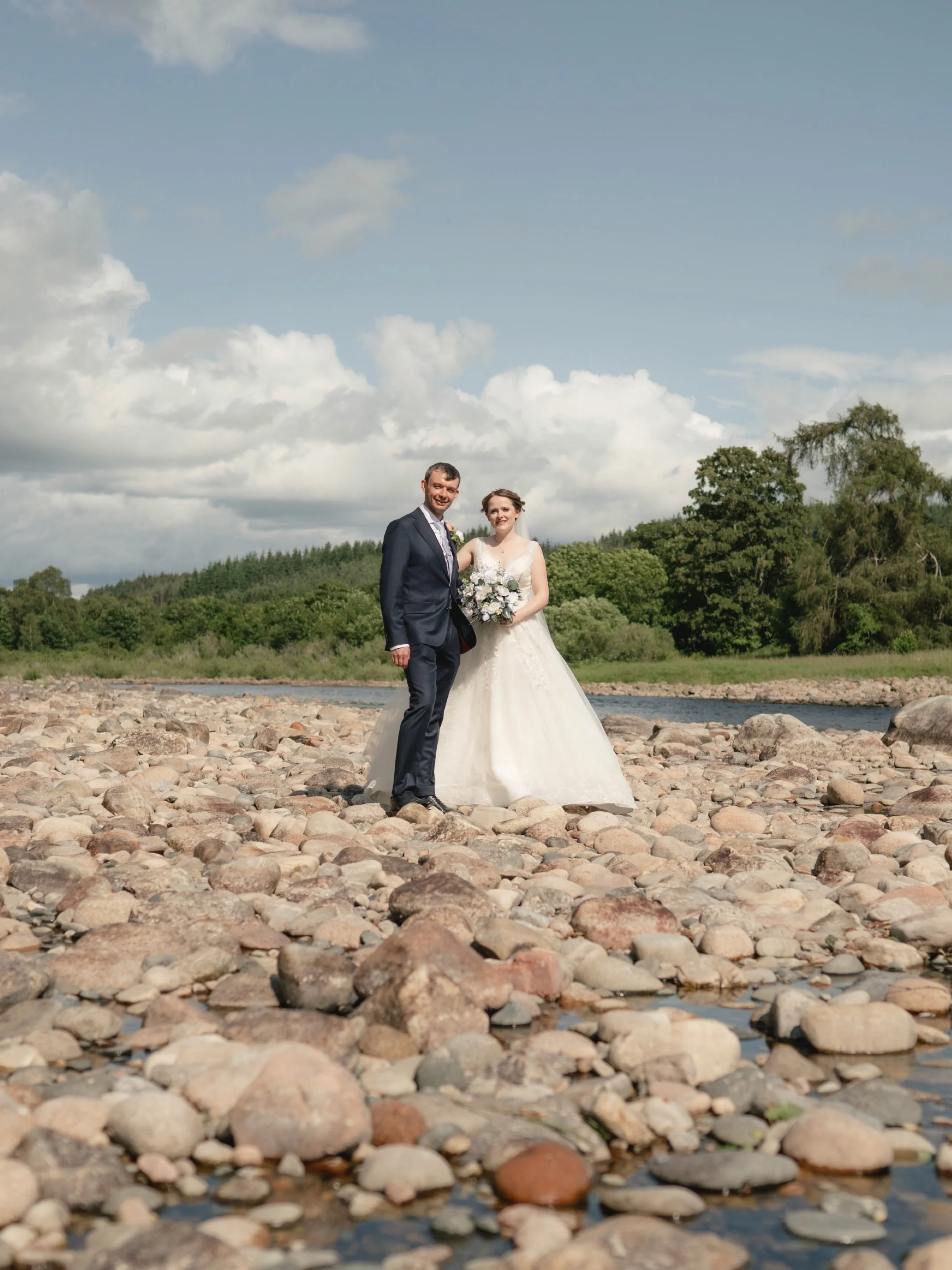 A few more frames from G&amp;J&rsquo;s wedding at @banchorylodge ☀️✨
.
.
.
.
Supplier team: 
✦
.
.
Photographer: @markleithphoto
Venue: @banchorylodge 
Catering: @banchorylodge 
Makeup: @makeupby.elliemorrison 
Hair: @hyland_hair 
Bouquet: @flemingsf