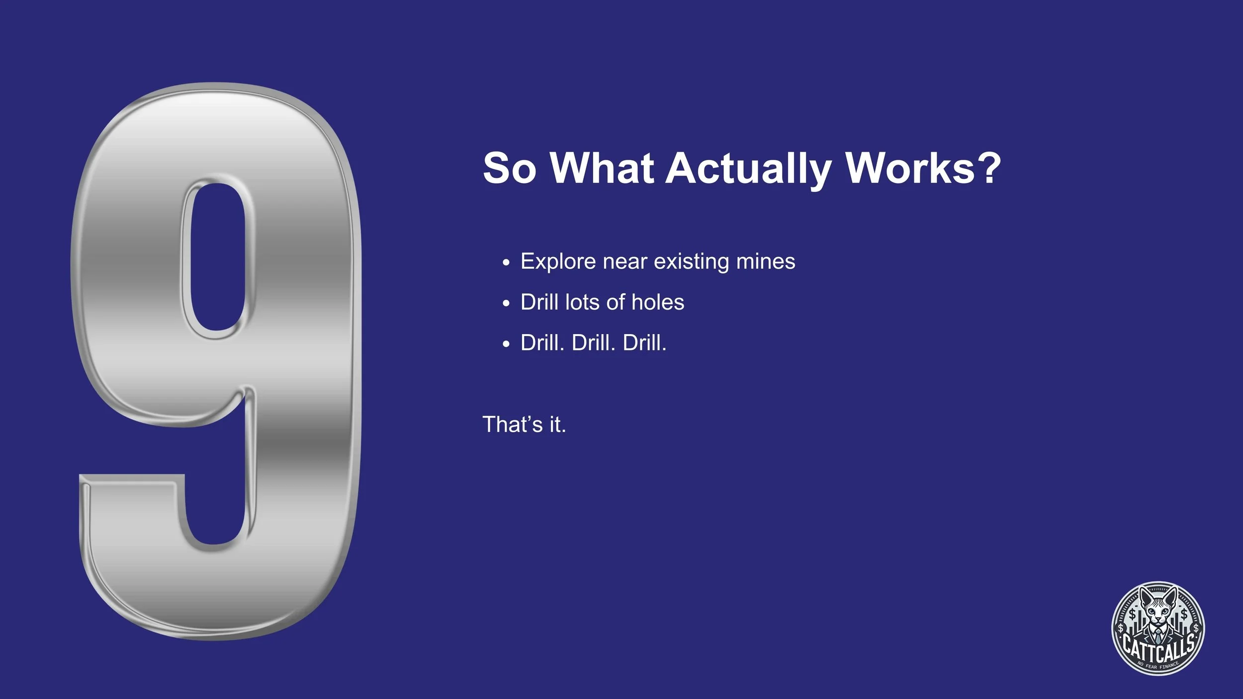 Copy of 1. What Actually Is Exploration Success J. David Lowell — the GOAT of mine finders, discoverer of Escondida, Zaldivar and Pierina — defined it simply “Ore is rock that can be mined at a pr - 9.jpeg