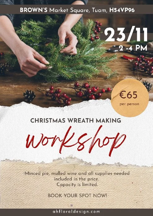 AH! Floral Design Wreath Workshop