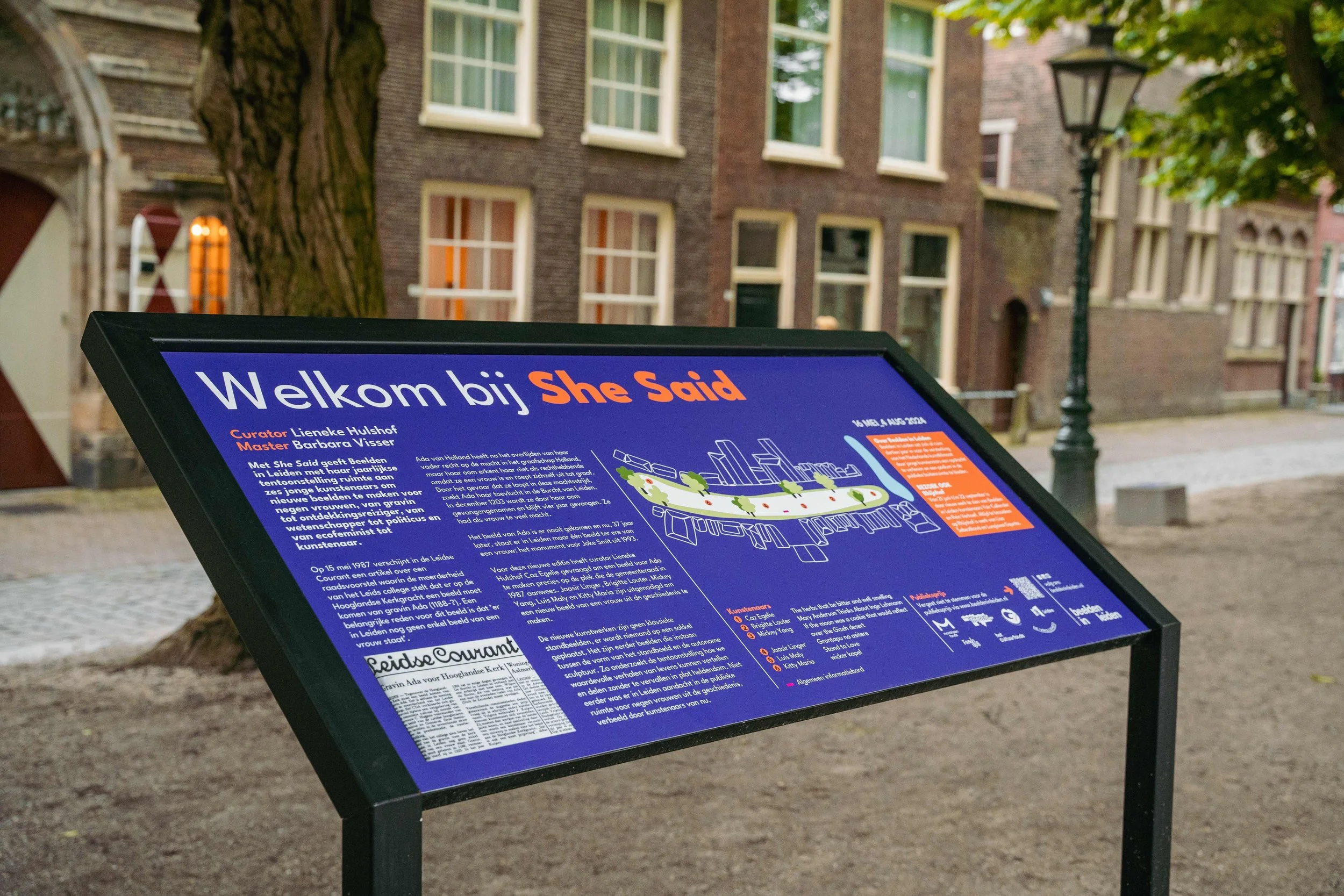 Campagnebeeld Beelden in Leiden