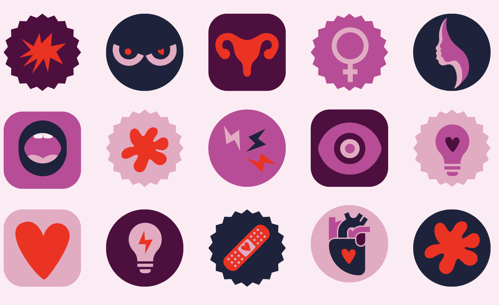 Instagram template screenshot – feedontwerpen in huisstijl Young Voices for Women, visueel consistent